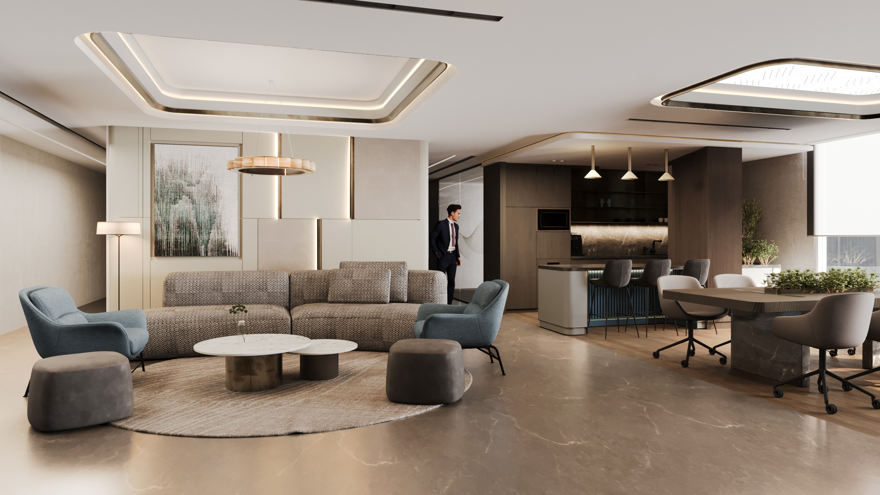 Premium amenities space